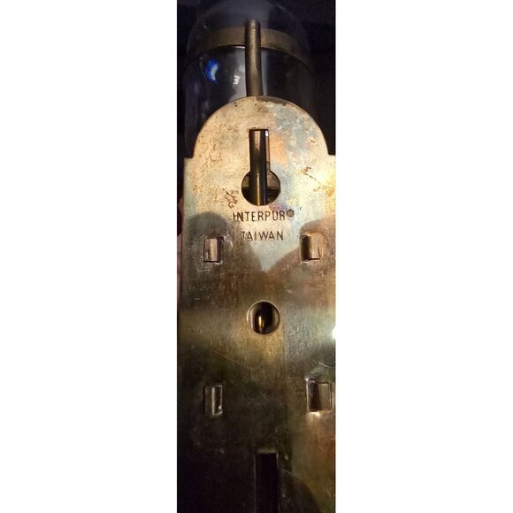 Vtg Interpur GWR Great Western Railway Brass Carriage Candle Lamps 13" Set of 2 - Picture 10 of 10